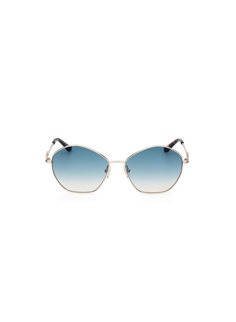 GUESS نظارات شمسية للنساء مع حماية من الأشعة فوق البنفسجية - GU790732P59 - حجم العدسة: 59 مم - Image 3